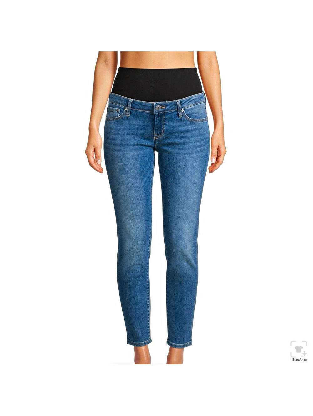GAP Maternity Jeans Womens Skinny low Rise Stretch Denim Blue Medium Wash